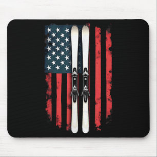 American Flag Alpinski _6 Mousepad