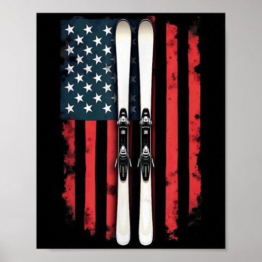 American Flag Alpinski _6 Poster (Vorne)