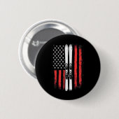 American Flag Alpinski Button (Vorne & Hinten)