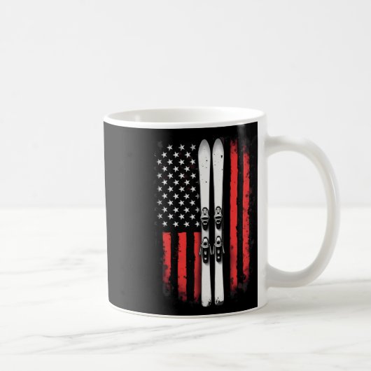 American Flag Alpinski Kaffeetasse (Rechts)