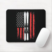 American Flag Alpinski Mousepad (Mit Mouse)