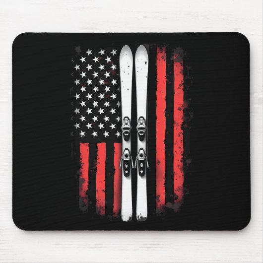 American Flag Alpinski Mousepad (Vorne)