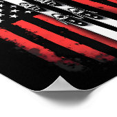 American Flag Alpinski Poster (Ecke)