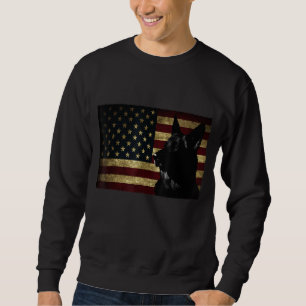 American Flag am 4. Juli GSD D Sweatshirt