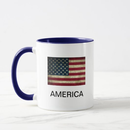 American Flag America Coffee Tasse (Links)