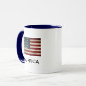 American Flag America Coffee Tasse (Vorderseite Links)