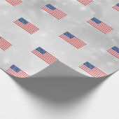 American Flag America USA Patriotic Geschenkpapier (Ecke)