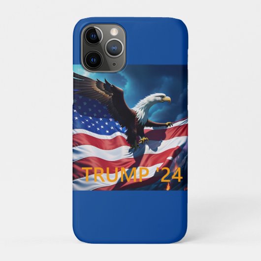 American Flag American Eagle TRUMP 2024 Case-Mate iPhone Hülle (Rückseite)