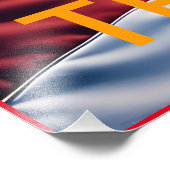 American Flag American Eagle TRUMP 2024 Fotodruck (Ecke)