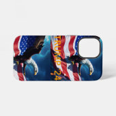 American Flag American Eagle TRUMP 2024 iPhone Hülle (Rückseite (Horizontal))