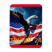 American Flag American Eagle TRUMP 2024 Magnet (Vertikal)
