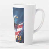American Flag American Eagle TRUMP 2024 Milchtasse (Rechts)