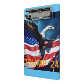American Flag American Eagle TRUMP 2024 Mini Klemmbrett (Gewinkelt2)