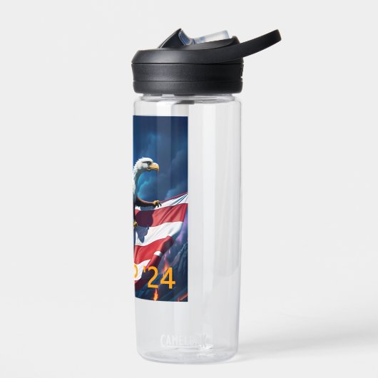 American Flag American Eagle TRUMP 2024 Trinkflasche (Links)
