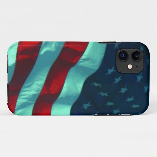 American Flag Apple Case-Mate iPhone Hülle (Rückseite (Horizontal))