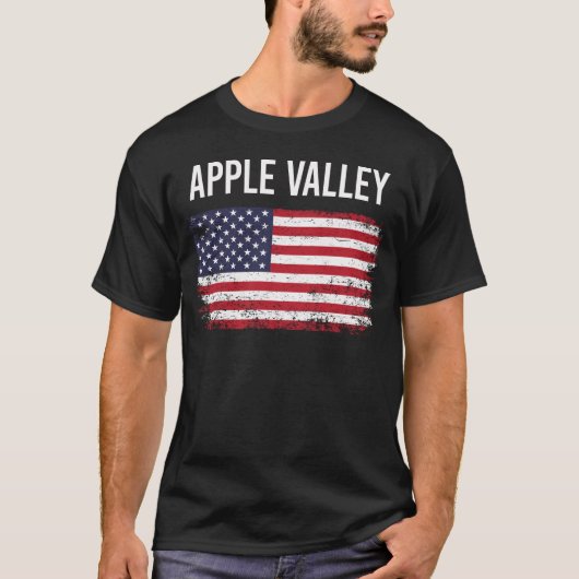 American Flag Apple Valley T-Shirt (Vorderseite)
