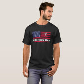 American Flag Archery Dad Father's Day T-Shirt (Vorne ganz)