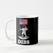 American Flag Astronaut Space 4. Juli Amerikanisch Kaffeetasse (Links)