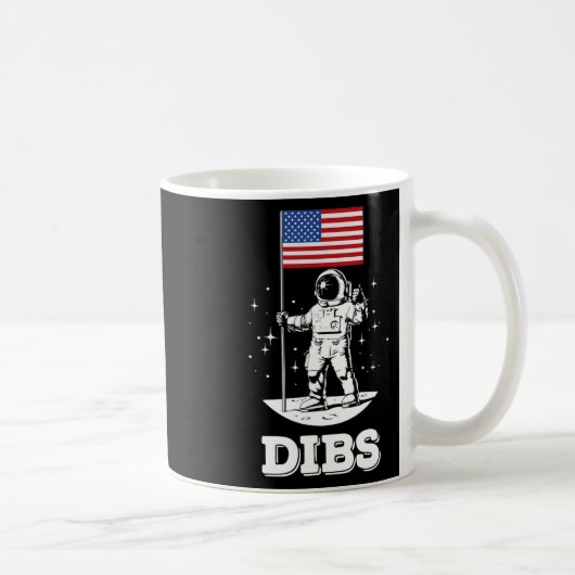 American Flag Astronaut Space 4. Juli Amerikanisch Kaffeetasse (Rechts)