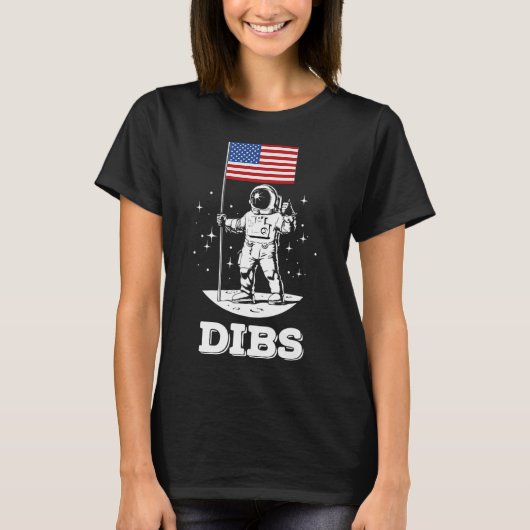 American Flag Astronaut Space 4. Juli Amerikanisch T-Shirt (Vorderseite)