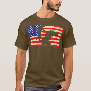 American Flag ATV Quad Bike Vier-Rad Dirt Bike T-Shirt