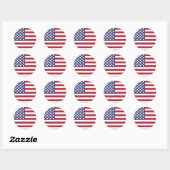 American Flag Aufkleber (Blatt)