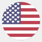 American Flag Aufkleber (Vorderseite)