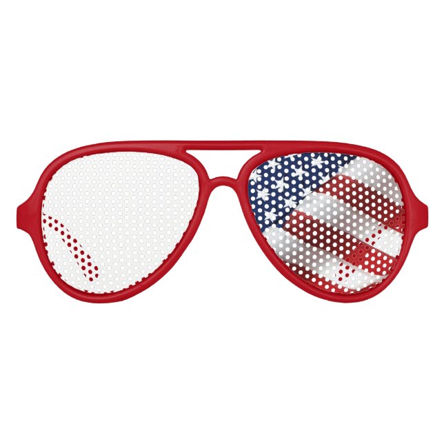 American Flag Aviator Sonnenbrille (Vorderseite)