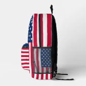 American Flag Backpack USA Patriotic Bedruckter Rucksack (Rechts)