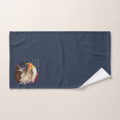 American Flag Bald Eagle Badhandtuch Set (Handtuch)