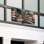 American Flag Bald Eagle Banner (Äußeres Gebäude)