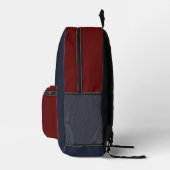American Flag Bald Eagle Bedruckter Rucksack (Rechts)