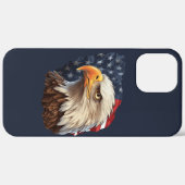 American Flag Bald Eagle Case-Mate iPhone Hülle (Hinten (horizontal))