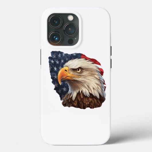 American Flag Bald Eagle Case-Mate iPhone Hülle (Rückseite)