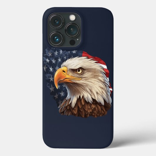 American Flag Bald Eagle Case-Mate iPhone Hülle (Rückseite)