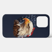 American Flag Bald Eagle Case-Mate iPhone Hülle (Rückseite (Horizontal))