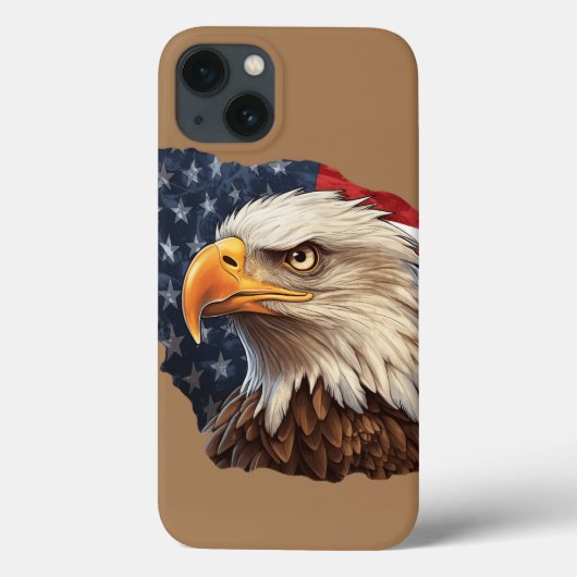American Flag Bald Eagle Case-Mate iPhone Hülle (Rückseite)