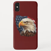 American Flag Bald Eagle Case-Mate iPhone Hülle (Rückseite)