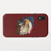 American Flag Bald Eagle Case-Mate iPhone Hülle (Rückseite (Horizontal))