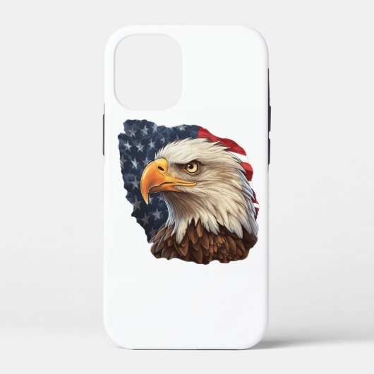 American Flag Bald Eagle Case-Mate iPhone Hülle (Rückseite)