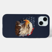 American Flag Bald Eagle Case-Mate iPhone Hülle (Rückseite (Horizontal))