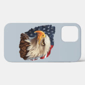 American Flag Bald Eagle Case-Mate iPhone Hülle (Rückseite (Horizontal))