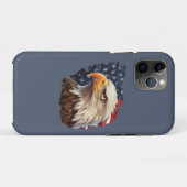 American Flag Bald Eagle Case-Mate iPhone Hülle (Rückseite (Horizontal))