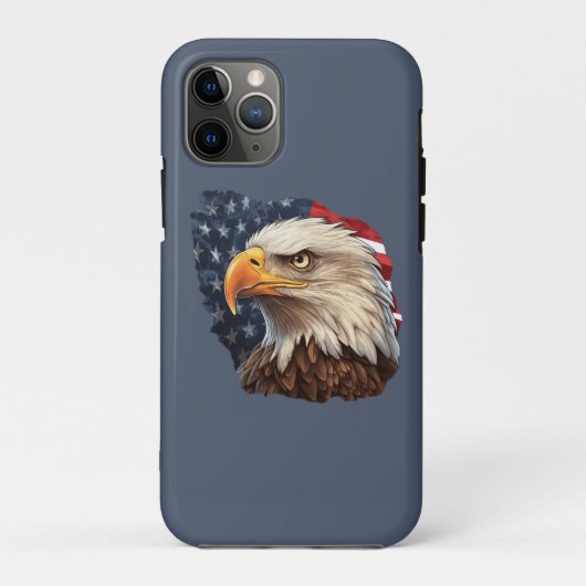 American Flag Bald Eagle Case-Mate iPhone Hülle (Rückseite)