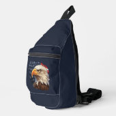 American Flag Bald Eagle Crossbody Bag (Rechte Ecke)
