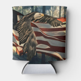 American Flag Bald Eagle Dosenkühler