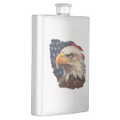 American Flag Bald Eagle Flachmann (Rechts)