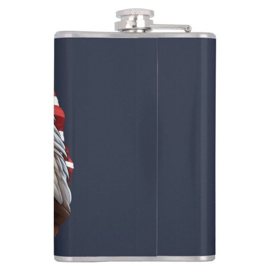 American Flag Bald Eagle Flachmann (Rückseite)