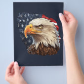 American Flag Bald Eagle Flyer (Hand)