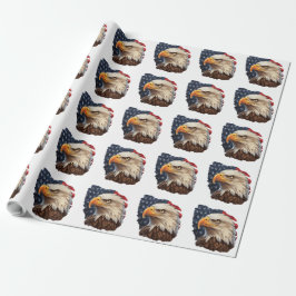 American Flag Bald Eagle Geschenkpapier